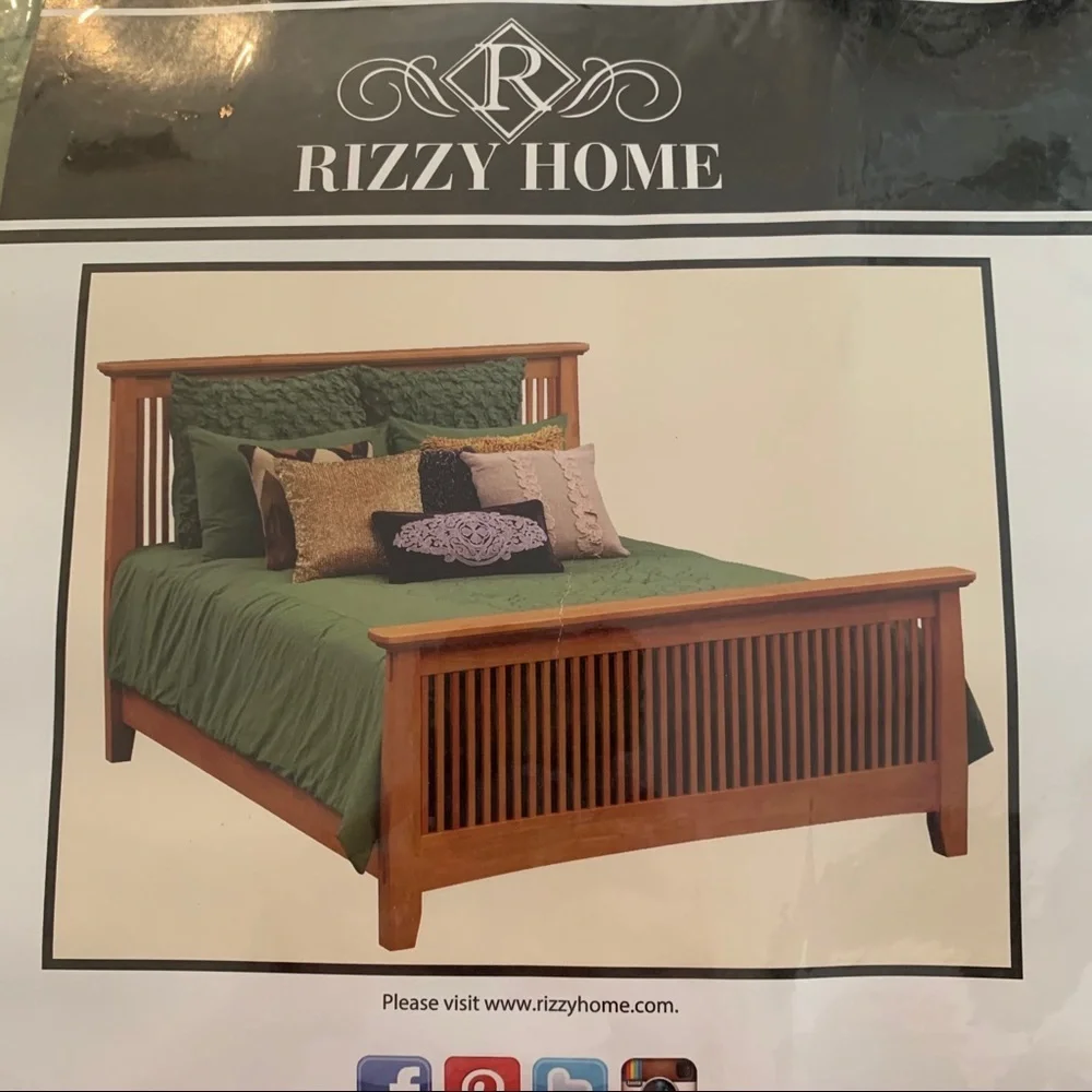 NWT Rizzy Home 3 three piece comforter set queen green bedding